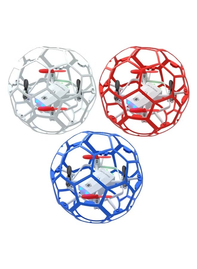 TIGER Professional RC Airplane Version 2026 Hollow Soccer Ball with Remote Control Drone | Educational STEM Toy for Kids and Adults | 360° Flying Ball Aircraft with LED Lights, Anti-Collision Design & Long Flight Time | Rechargeable Remote-Controlled Soccer Drone for Indoor & Outdoor Play, Perfect Gift for Learning and Fun - Image 2