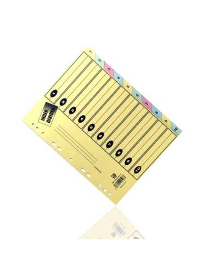 SAB  Separators Bristol - A4 Size - 10 Colored - Image 3