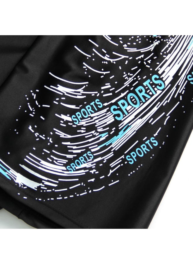 Generic Swimming Trunks Men's Hot Spring Swimsuit Men's Boxer Shorts Quick-drying Loose Large Size Swimming Equipment-Color:810-Size:2XL (recommended Weight 57.50 Kg-67.50 Kg  - Image 3