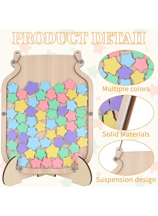 إيروريكس مخطط سلوك الأطفال الصغار من Children'S Star Reward Jar، أدوات إدارة الفصل الدراسي، مخطط مكافأة السلوك ومخطط الأعمال المنزلية، مخطط مكافأة التدريب المنزلي على السلوك الجيد للأولاد والبنات - Image 3