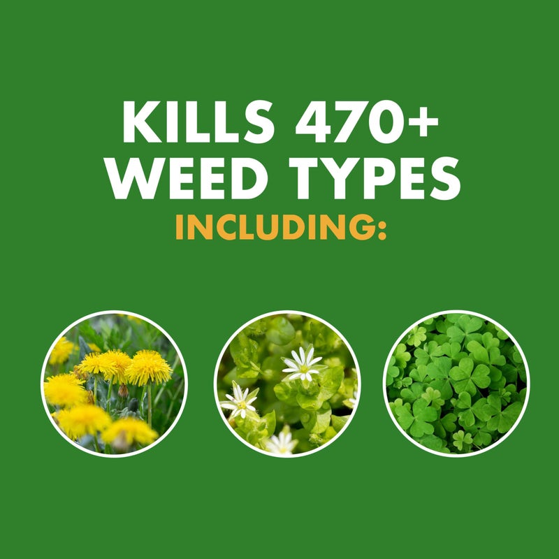 Spectracide Weed Stop For Lawns Plus Crabgrass Killer AccuShot Refill, 1.33 Gallons, Kills More Than 470 Types Of Weeds As Listed Including Dandelion, Chickweed, Clover, Crabgrass And Yellow Nutsedge - Image 2