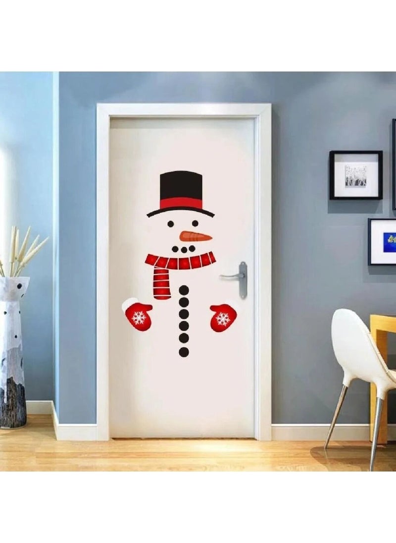 Kt Grup Kt Group Christmas Christmas Snowman Decorative Sticker  - Image 4