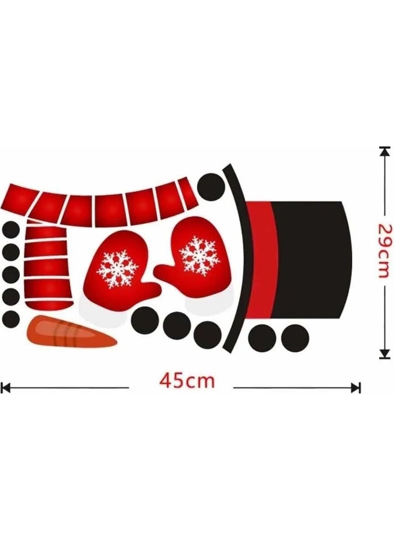 Kt Grup Kt Group Christmas Christmas Snowman Decorative Sticker  - Image 5
