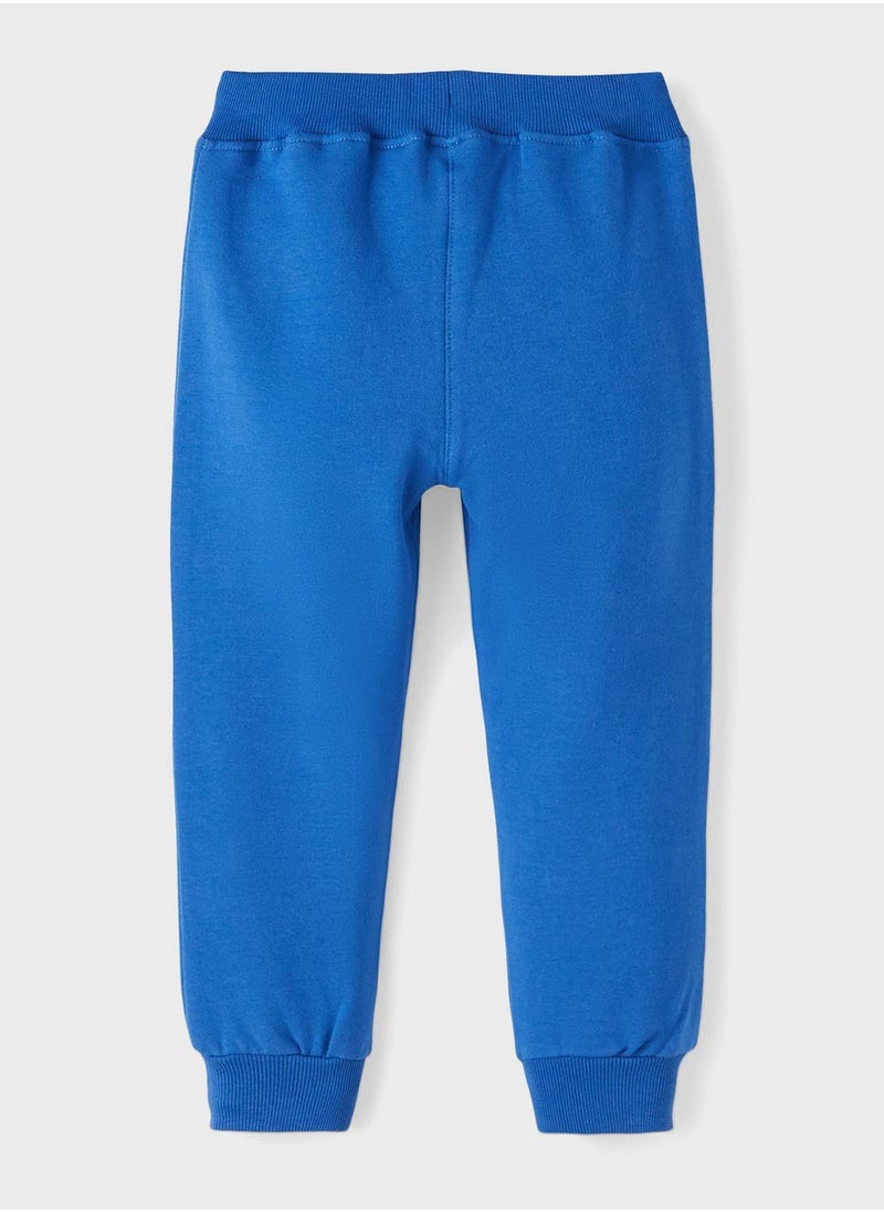 NAME IT - Kids Mickey & Donald Cuffed Sweatpants - Image 1