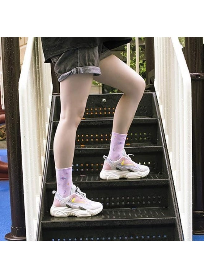 ChicAbode Women's Cute and Novelty Casual Crew Socks, Lovely Funny Patterned Cotton Ankle Dress Socks. - Image 2