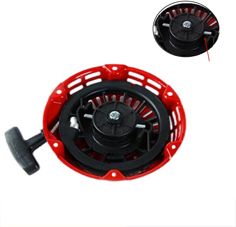GX390 Red Pull Starter Assembly Lightweight and Starter for GX390 Generator (GX390(Curved Claw)) - Image 3