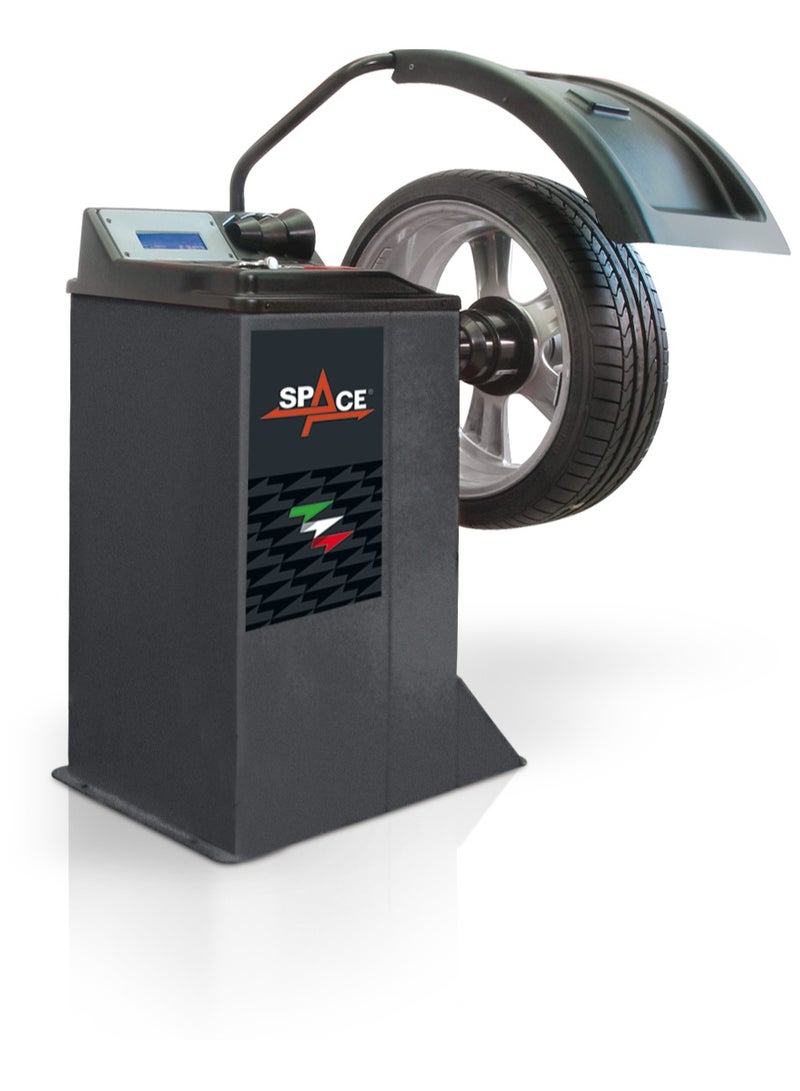 AMT موازن العجلات الفضائي مع شاشة LCD 1/16" زرقاء S/FR S/PR Space ER-232R