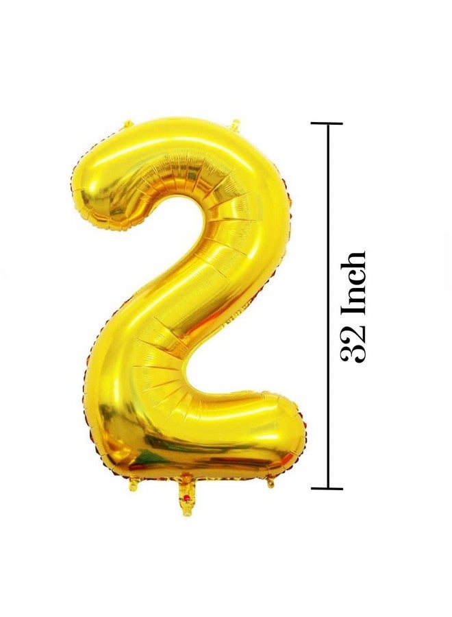 Atpata Funky Two Wild Jungle Animal Safari Theme Foil Balloons for unisex 2 Years Old / 2nd Birthday Party - Image 3