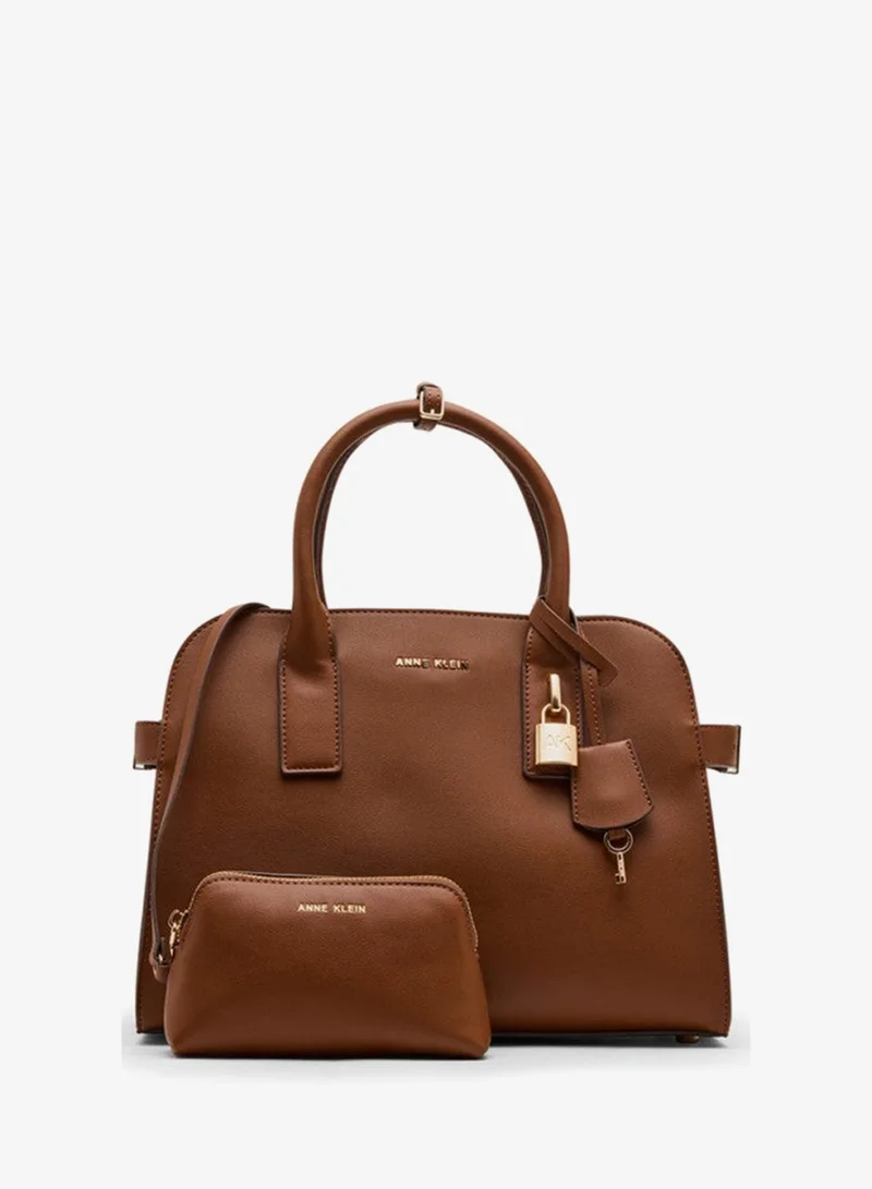 آن كلاين Anne Klein Logo Detail Satchel Bag With Purse