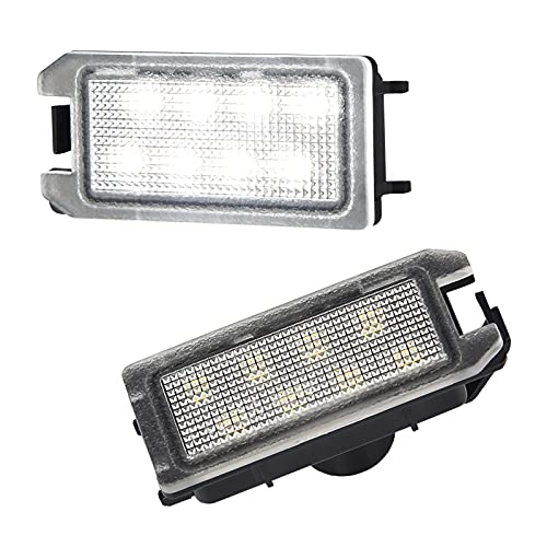 MbuyDIY LED License Plate Light Lamp Assembly Compatible with 2014-2021 Grand Cherokee WK 6000K White, Pack of 2 - Image 1