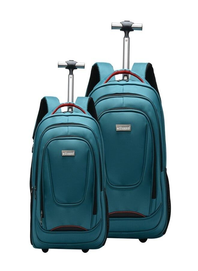 Stargold - Multipurpose Rolling Trolley Backpack 2 Pcs Set For Laptop, School & Business - Image 1