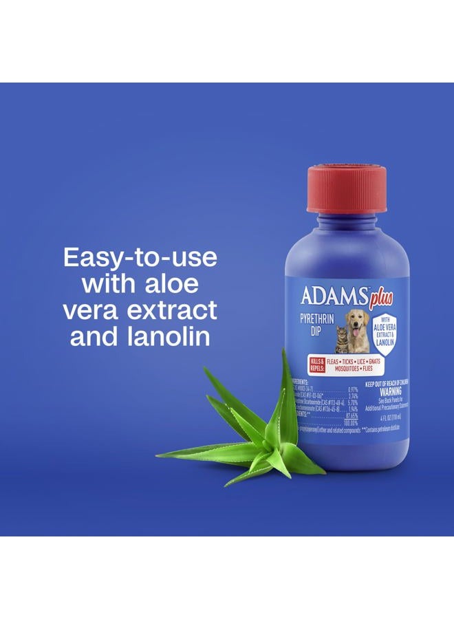 ADAMS Farnam Adams Plus Pyrethrin Dip for Dogs and Cats, 4 oz - Image 4