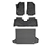 HAFIDI Automotive Floor Mats Cargo Liner for GMC Terrain 20182024 Chevrolet Equinox 20182024Not for EV All Weather Protection Full Set Black - Image 2