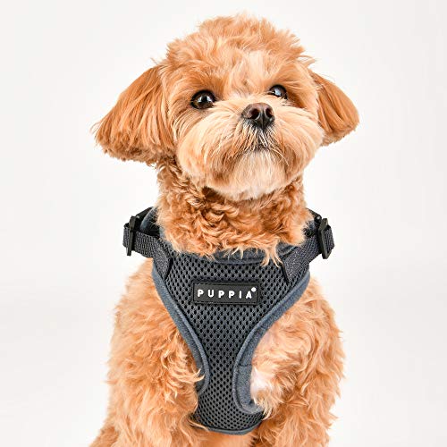 PUPPIA Authentic Puppia RiteFit Harness with Adjustable Neck, Pink, Large - Image 4