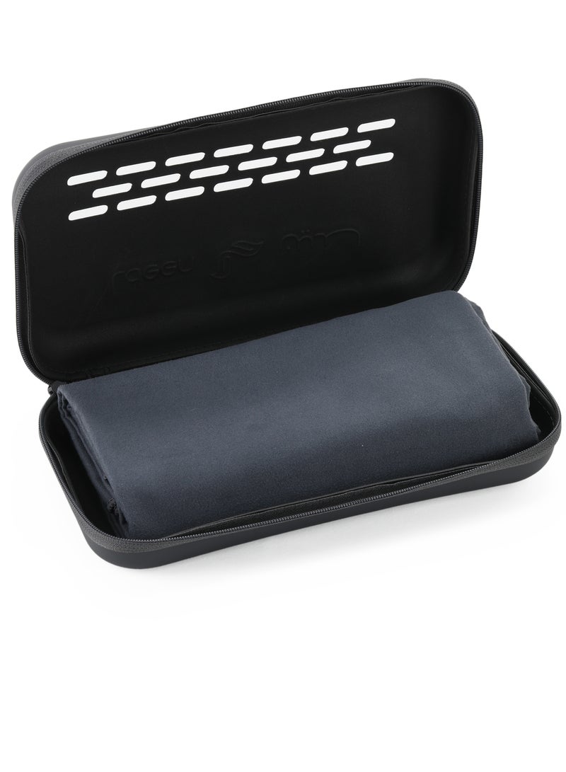 لدين طقم المناشف المطورة - رمادي غامق - Image 2