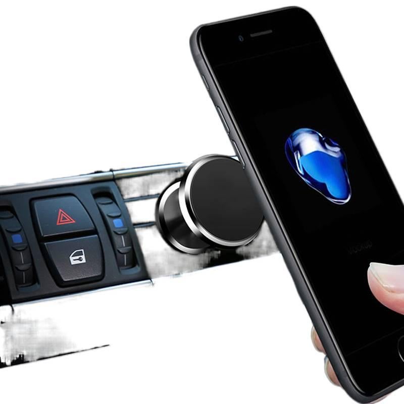 Car Phone Holder Silicone Magnetic for Fits Most Smartphones Black finish for Home Office - Image 4