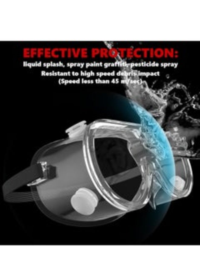 Complete Protective Safety Kit – Half-Face Respirator Mask + Anti-Fog Safety Goggles - Image 3