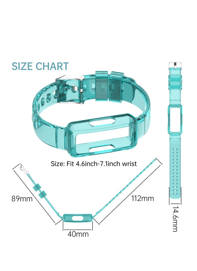 Generic - Replacement Strap, Compatible with Fitbit Ace 3 Bands for Kids, Soft Silicone Wristband Waterproof Adjustable Bracelet Watch Band for Fitbit Ace 3 Boys Girls - Image 1