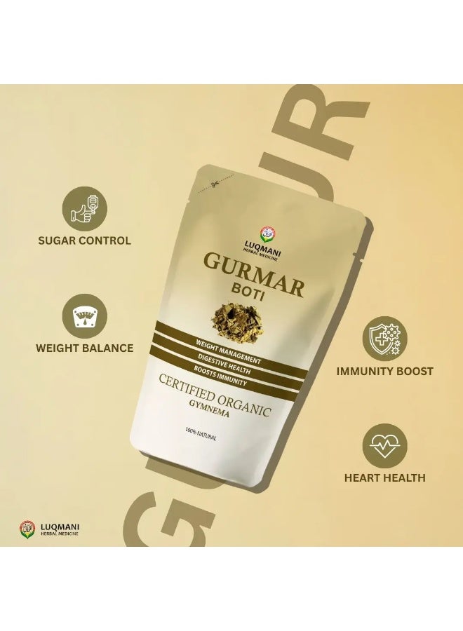 Luqmani Herbs Gurmar Boti Gymnema 100 gm Raw - Image 2