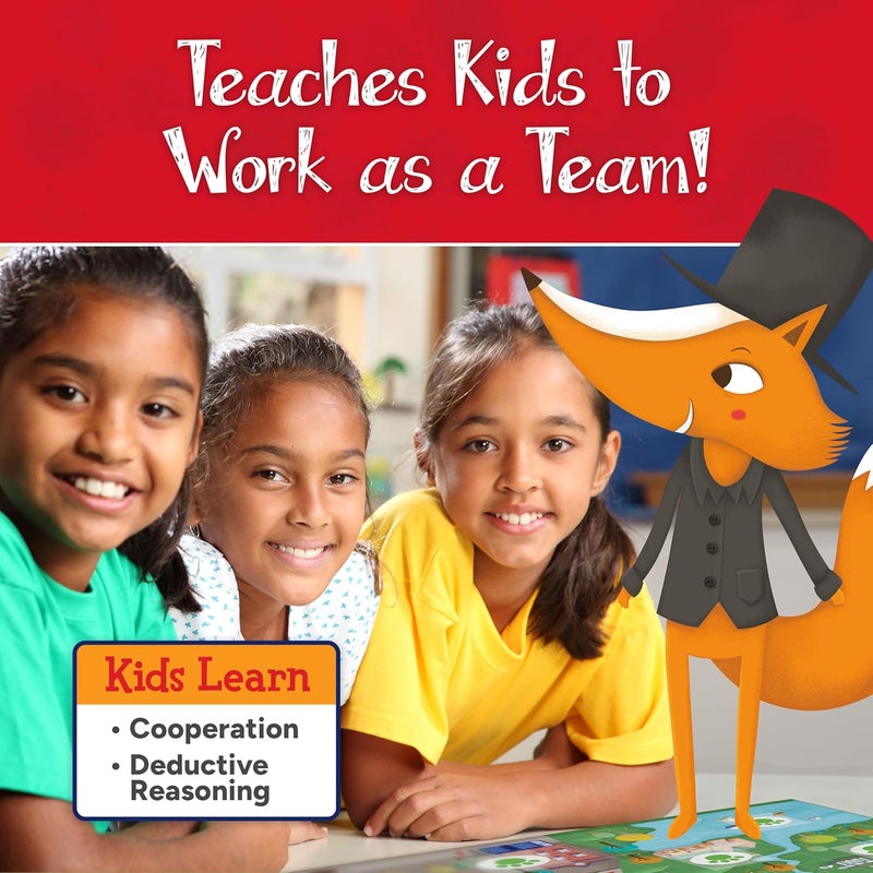 Gamewright OUTFOXED, A CLASSIC WHO DUNNIT GAME FOR PRESCHOOLERS, 4 players - Image 5