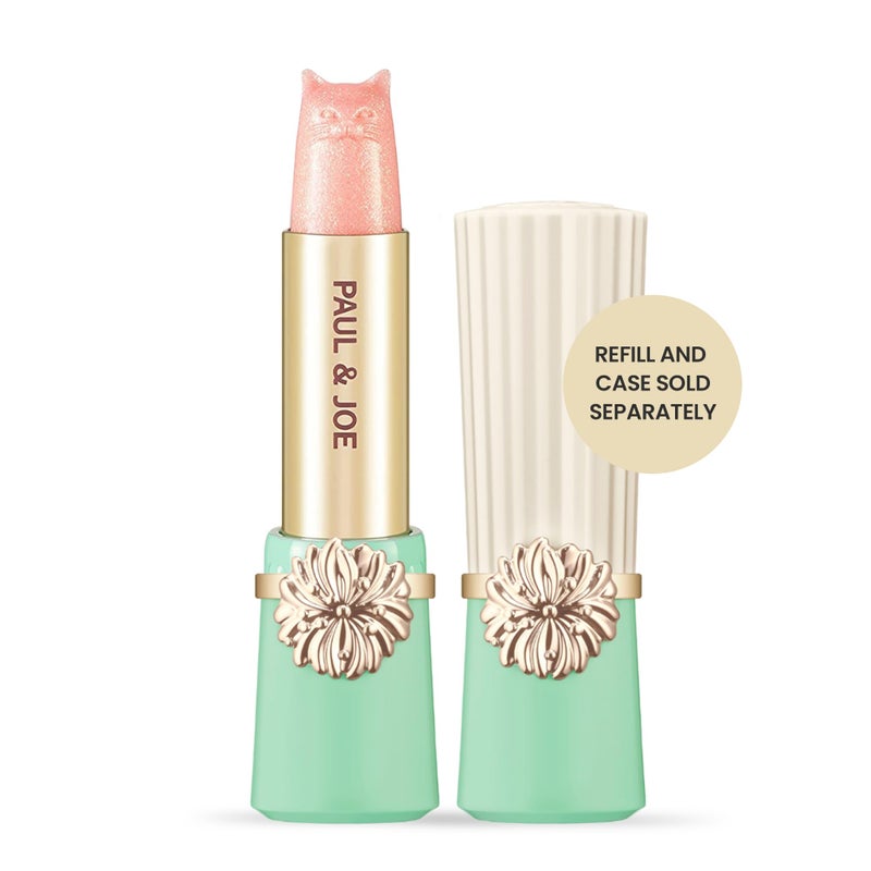 Paul & Joe Pearl Lipstick Refill 402, Light Pink, Glossy Finish with Champagne & Gold Shine, Hydrating for Dry Lips with Jojoba Oil & Orange Flower Water, Case Sold Separately, 0.10 oz - Image 2