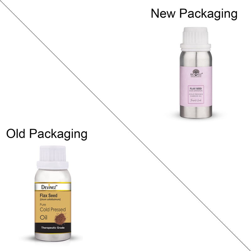 Devinez Flax Seed Cold-Pressed Oil, 250ml - 100% Pure Natural, Undiluted for Hair, Skin and Nails with Omega 3,6,9 from Natural ALA - Image 2