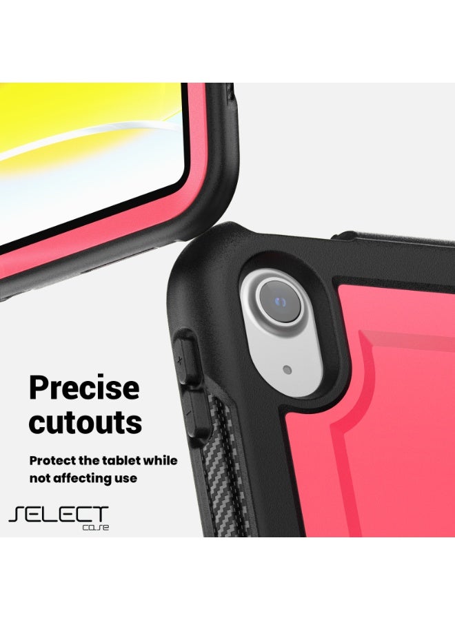 Select " Shockproof iPad Case – Kid-Safe Design Compatible with iPad 9th Generation (10.2-inch), in Pink. Features Thermoline Technology, 360° Rotatable, equipped with a Foldable Kickstand for easy viewing and use." - Image 4
