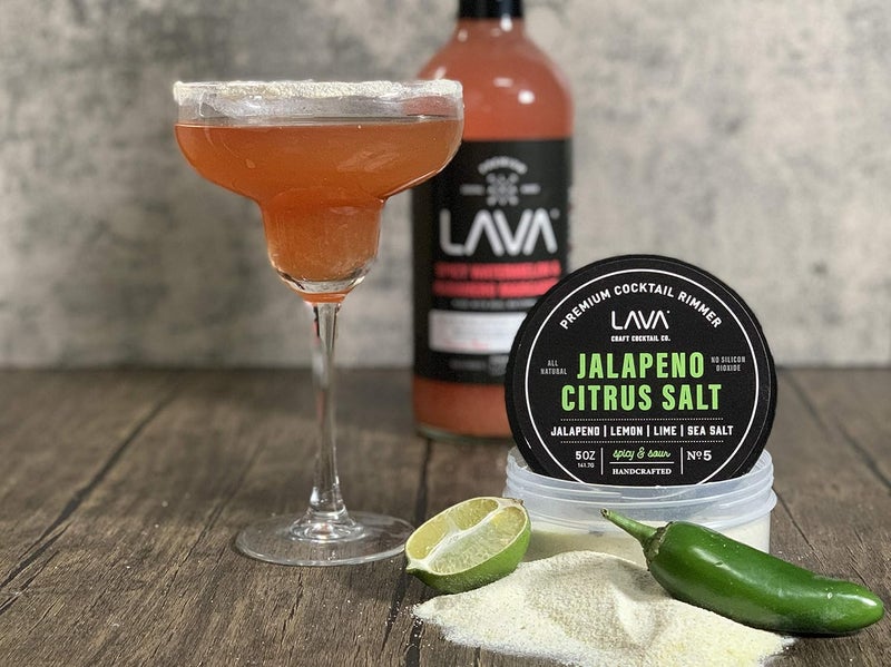 Lava Premium Jalapeno Citrus Margarita Salt Cocktail Rimmer, All Natural Spicy Margarita Rimmer Salt, Sea Salt Rocks, Real Lime, No Silicon Dioxide, with Easy Screw-On Lid - 6oz - Image 5