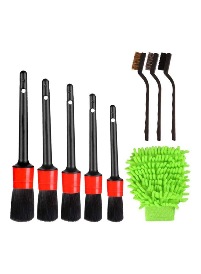 نيبمينينت طقم فرش لتنظيف السيارة مكون من 9 قطع. متعدد الألوان 27.00x6.00x17.00سم - Image 3