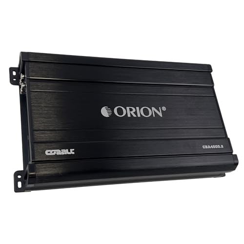 Orion Cobalt Series CBA45002 High Efficiency 2Channel Class AB Amplifier for Car Audio Stereo 4500W Max 600W RMS 24 Ohm Stable Adjustable LowHigh Pass Bass Boost MOSFET Power Supply - Image 1