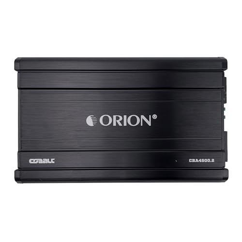 Orion Cobalt Series CBA45002 High Efficiency 2Channel Class AB Amplifier for Car Audio Stereo 4500W Max 600W RMS 24 Ohm Stable Adjustable LowHigh Pass Bass Boost MOSFET Power Supply - Image 3
