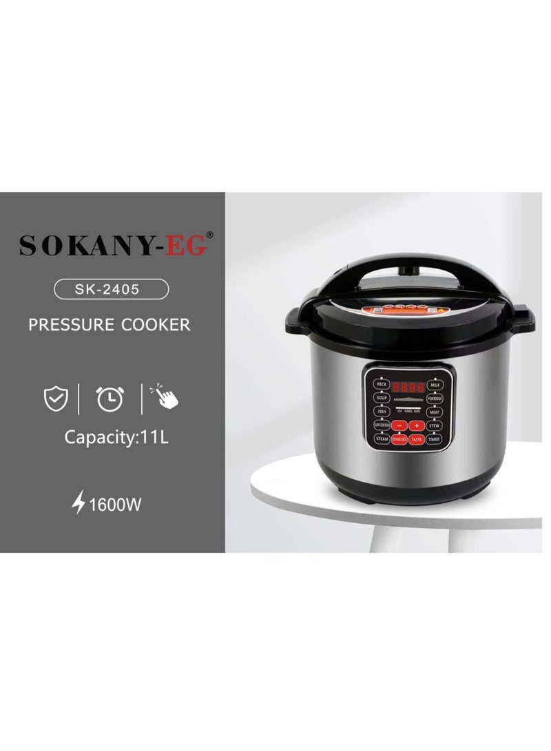 سوكاني SK-2405 حله طهى ضغط سوكانى 11لتر 1600وات  - Image 2