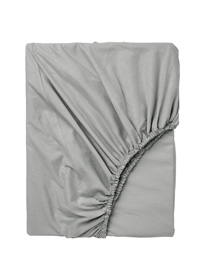 إيروريكس ملاءة سرير رمادية فاتحة مقاس 140×200 سم  - Image 1