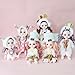 TNDCKP 6 Pcs 6 Inch Princess Girl Mini Cute Dolls Sister Small Princess Dolls Miniature Little Girl for 3 Year Old Girls - Image 4