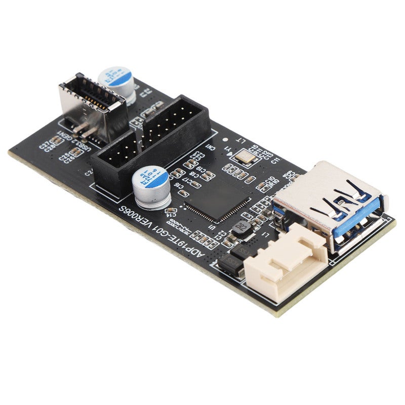 USB 3.2 Gen1 To Type E Adapter 19Pin Converter Fast Data Transfer - Reinforced Durability USB Front Panel Converter for DIY Computer Build - Image 3