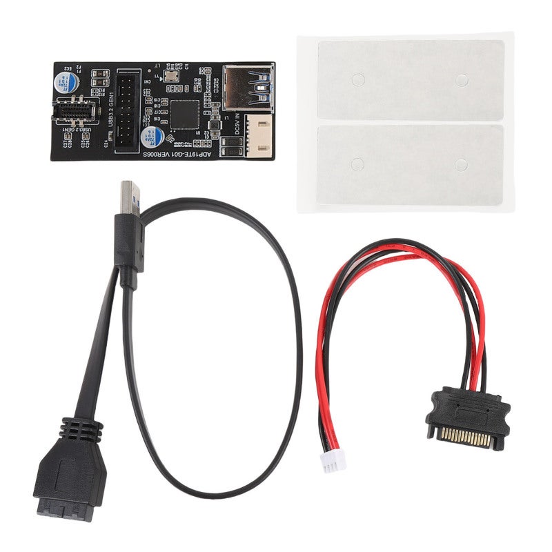 USB 3.2 Gen1 To Type E Adapter 19Pin Converter Fast Data Transfer - Reinforced Durability USB Front Panel Converter for DIY Computer Build - Image 1
