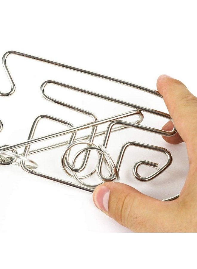 The Einstein Collection Einstein’S Fish/Metal Entanglement Puzzle/Interlocking Brain Teaser/Professor Puzzle 3D Brain Teaser Puzzle
