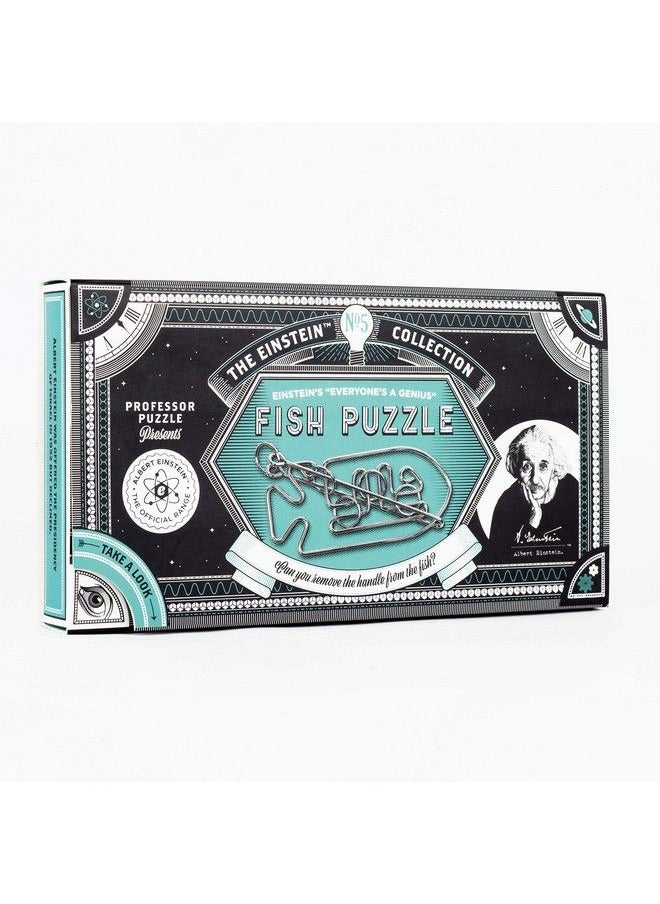 The Einstein Collection Einstein’S Fish/Metal Entanglement Puzzle/Interlocking Brain Teaser/Professor Puzzle 3D Brain Teaser Puzzle