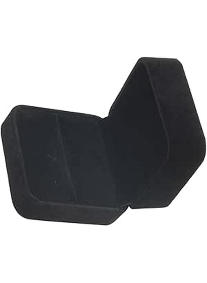 Black Flannel Ring Storage Case For Wedding Engagement Jewelry - Image 1