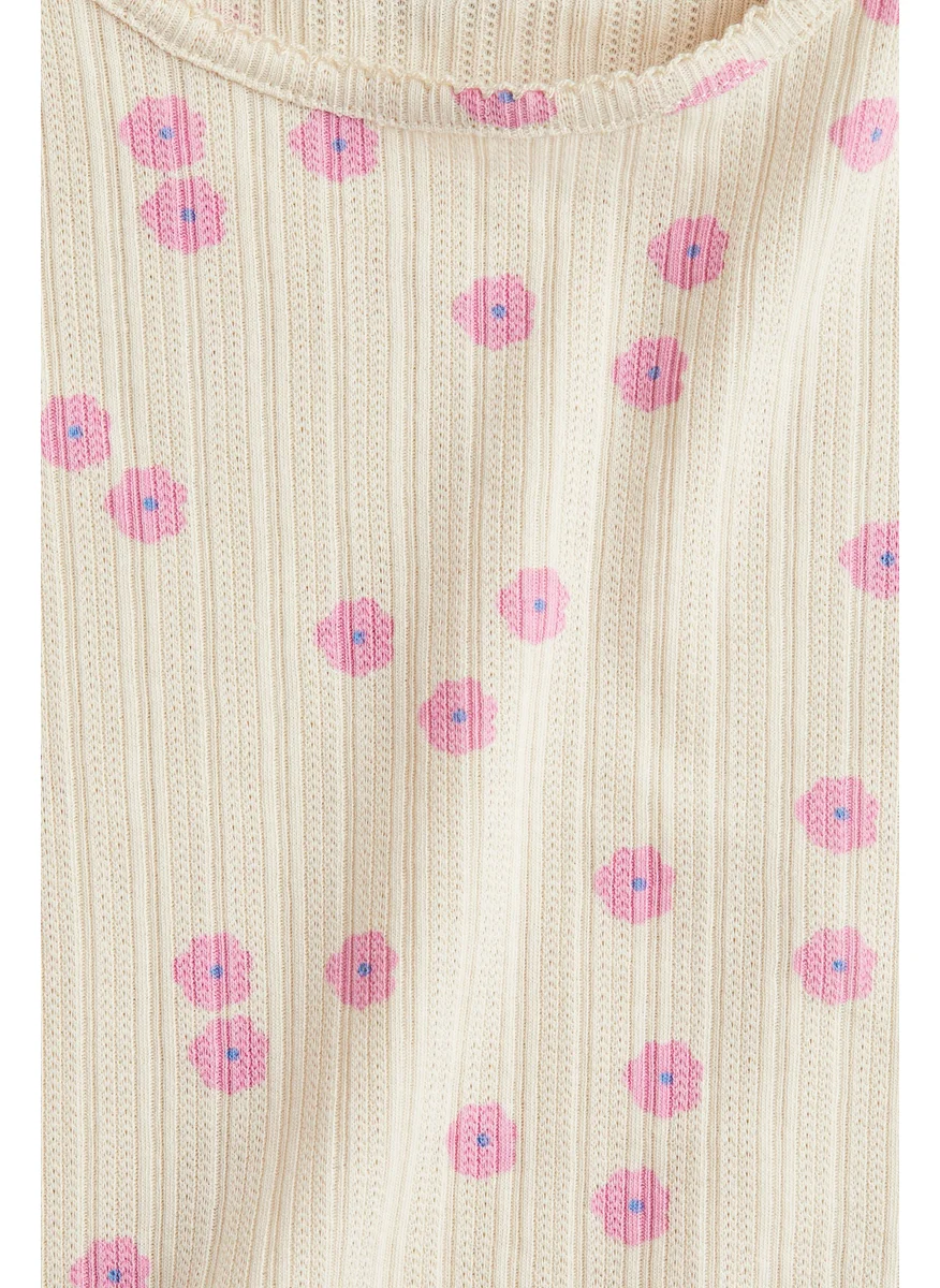 H&M Pointelle Top