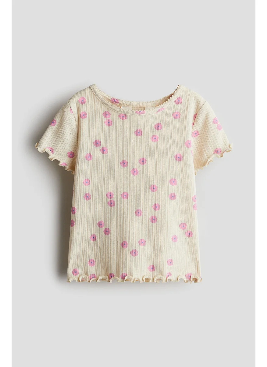 H&M Pointelle Top