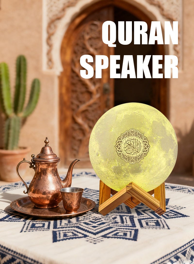 BESTIS Moon Lamp Quran Speaker With Remote And USB Cable