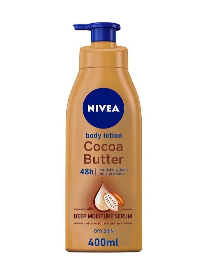 Nivea Body lotion with cocoa butter and vitamin E for dry skin 400 milliliters - Image 2