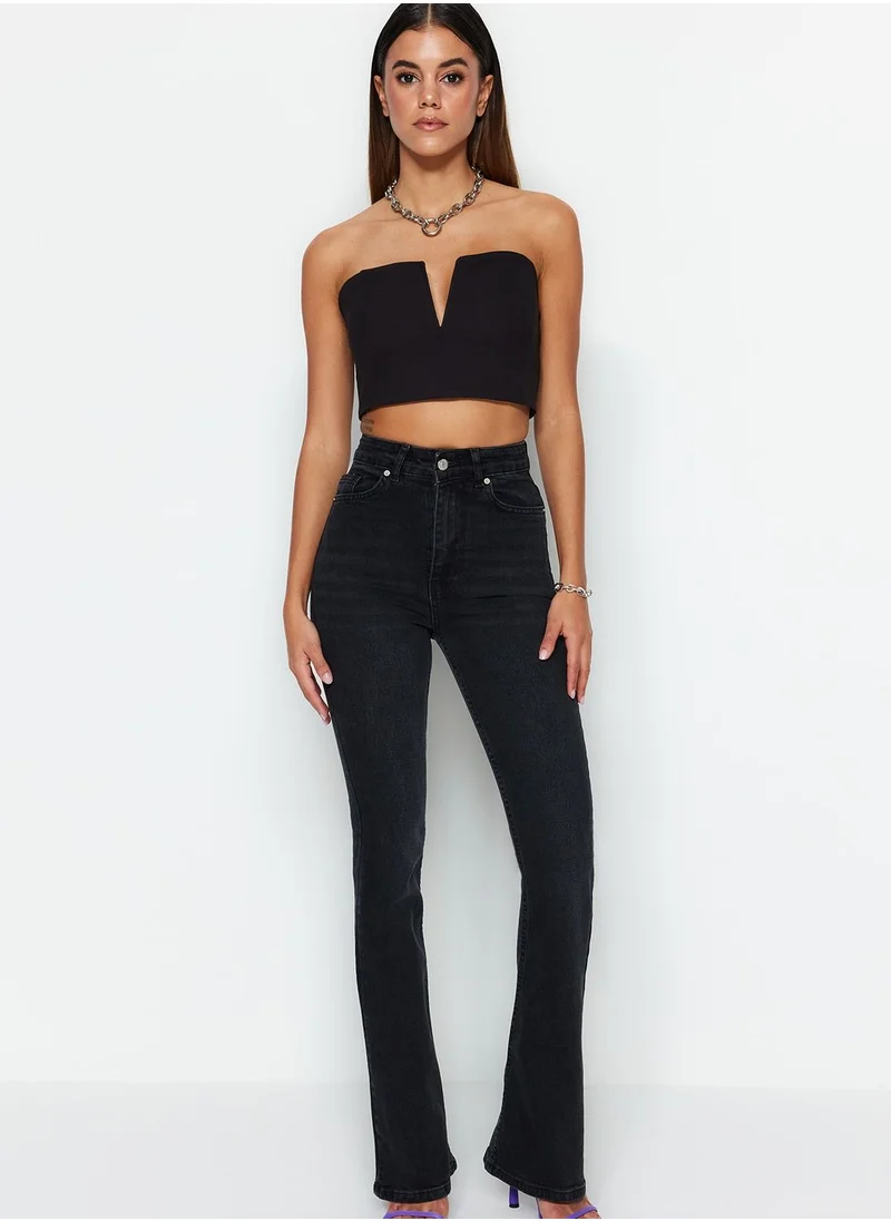 trendyol High Waist Flared Jeans