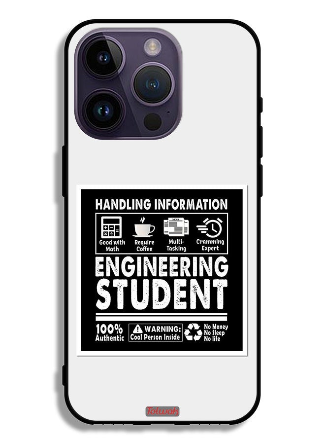 Tolwak Apple iPhone 14 Pro Protective Case Engineering Student Sticker - Image 2