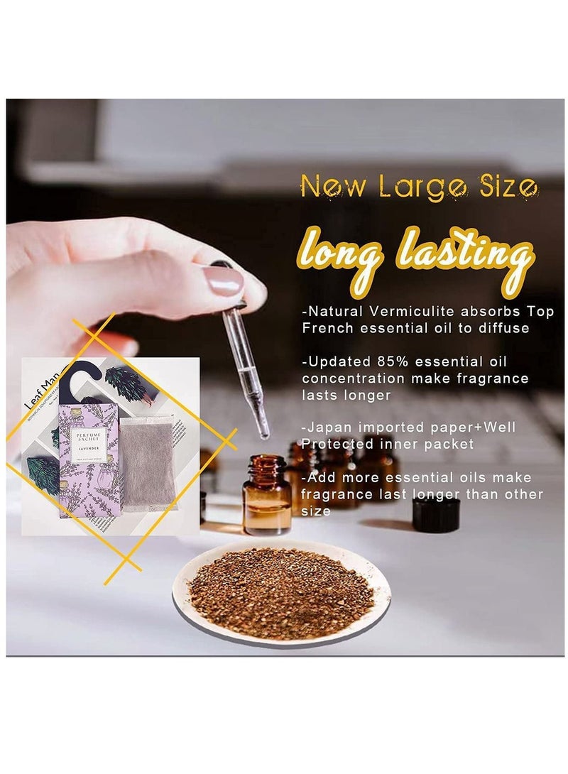 SYOSI Rose Hanging Sachet Closet Deodorizer 1 Pack 12 Pcs Scent Sachet Drawer Freshener Closet Air Freshener Scented Deodorizer Freshener for Home Car Long Lasting Scented Sachets Smell Goods - Image 3