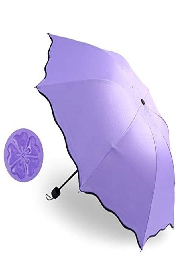 Packcy Cute Color Change Folding Umbrella | Water Activated Pattern | UV Protected Auto Open Umbrella for Men, Women & Kids - Image 4