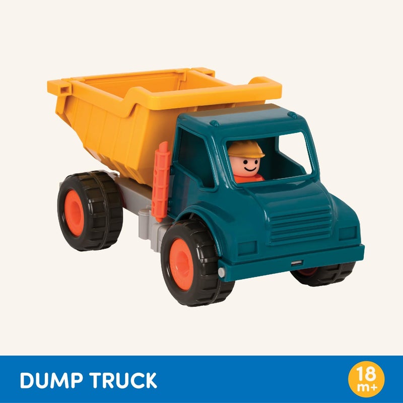 Battat â€“ Yellow Dump Truck â€“ Classic Toddler Trucks â€“ Kids Construction Toys â€“ Soft Rubber Wheels â€“ 18+ Months â€“ Dump Truck - Image 5