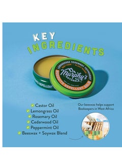Murphy's Murphy's Naturals Mosquito Repellent Balm | Plant Based, All Natural Ingredients | DEET Free | Travel/Pocket Size | 0.75 oz  - Image 2