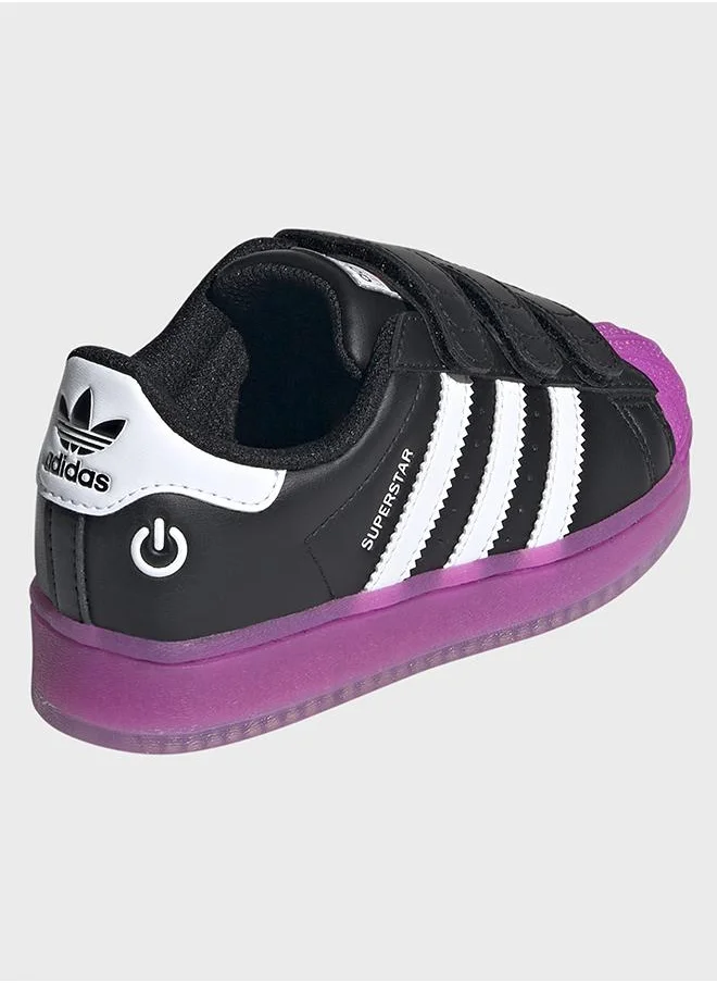 Adidas Superstar LED Lights Comfort Closure Shoes Kids